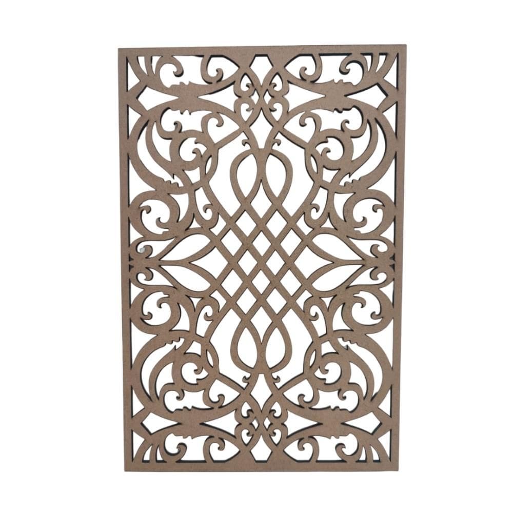 Divisor De Ambiente Em Mdf 3mm Natural Modular 29x19 Cm [F031]