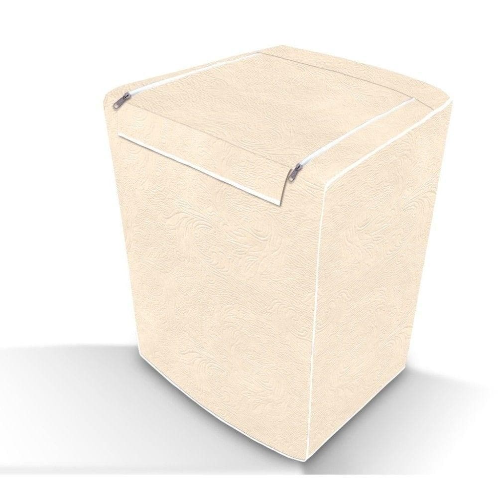 We Drop - Capa De Maquina De Lavar Abertura Superior C/ Ziper Bege M