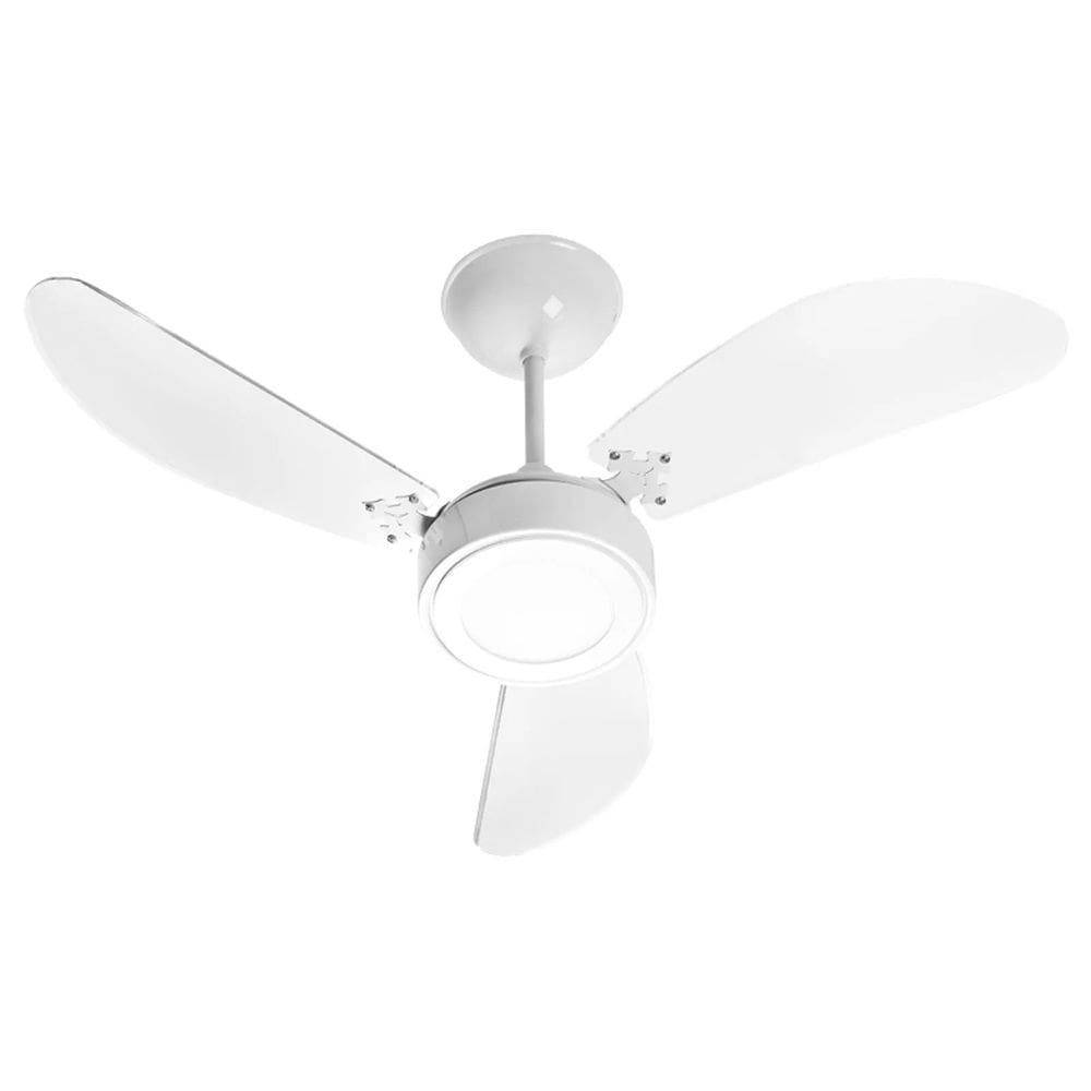 Ventilador De Teto Venti-Delta New Light Led 3 Pás Branco 220V