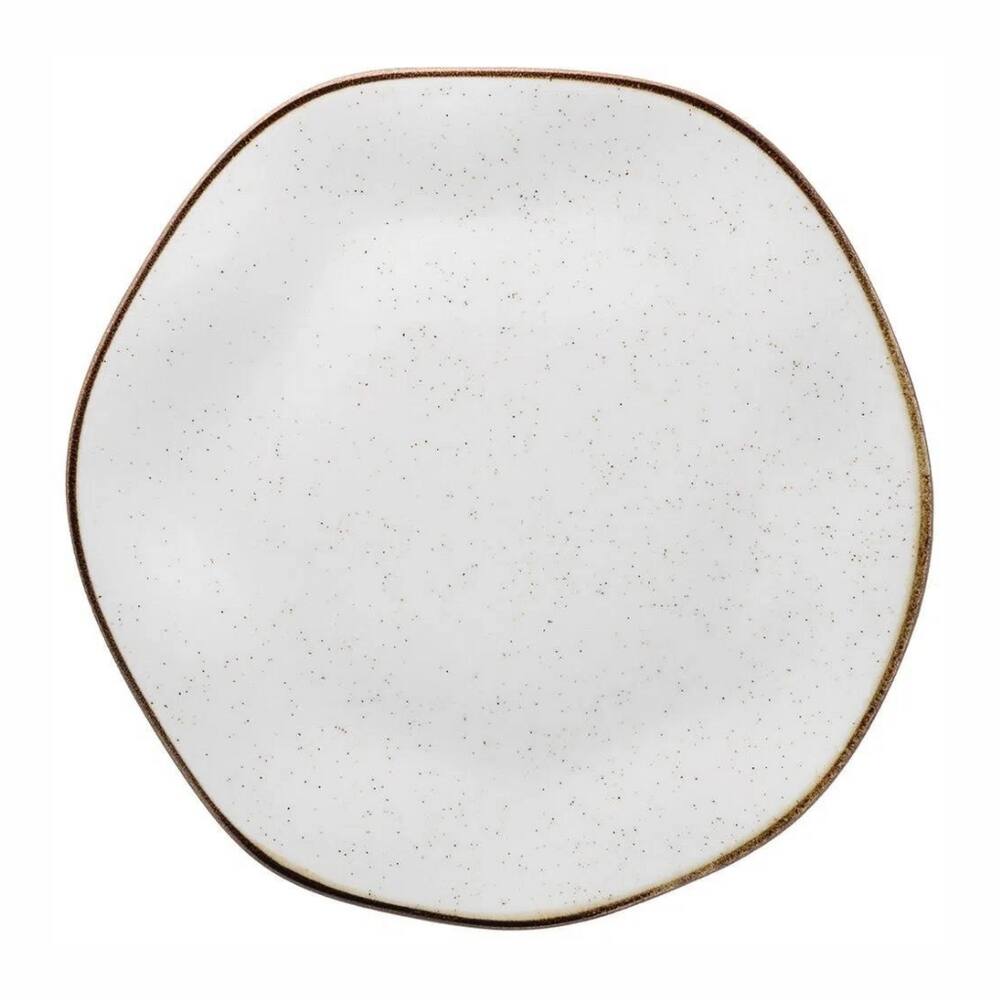 Jogo De Pratos Rasos Em Porcelana Ryo Com 6 Peças 27,5cm Oxford Blue Bay