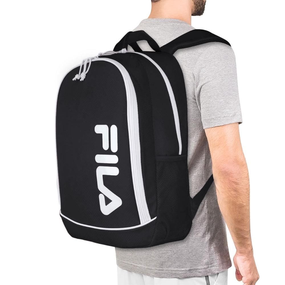 Mochila Fila Modern College Preta e Branca