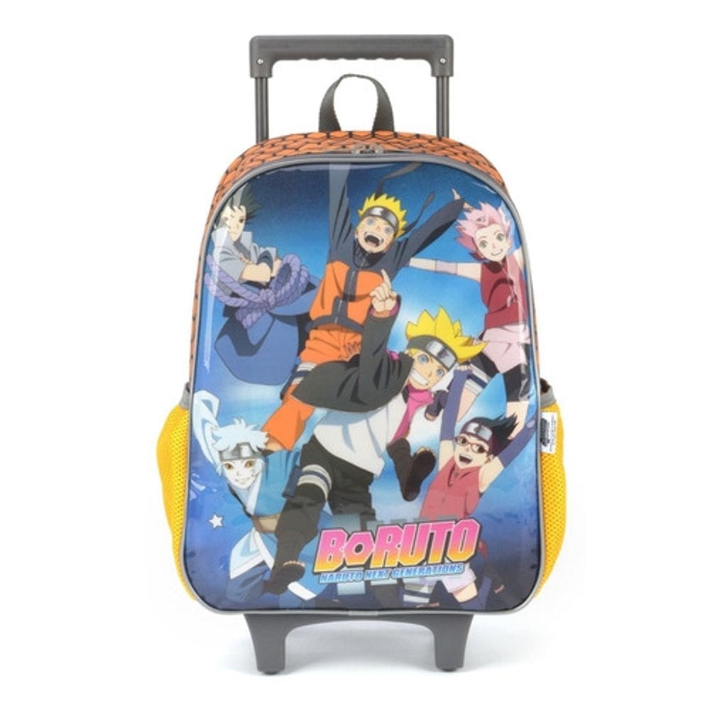 Mochila Com Rodinhas Luxcel Boruto IC38112BR-LR Laranja