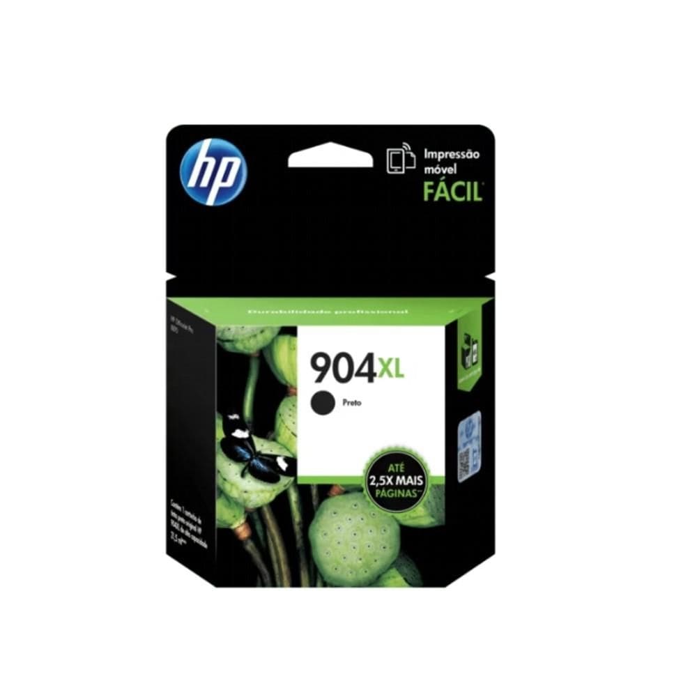 Cartucho HP T6M16AL nº 904XL preto  HP