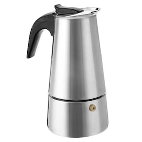 Cafeteira Italiana Mimo Style 6 cafézinhos de Aço Inox