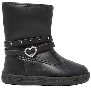 Bota Infantil Menina Casual Dia a Dia Detalhe de Coração Cano Médio Molekinha 2127.219