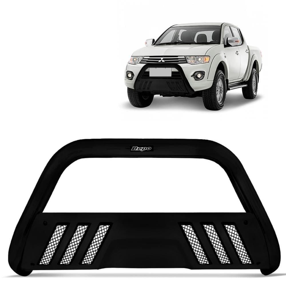 Para-choque de Impulsão L200 Triton G5 Preto Com Grade Bepo