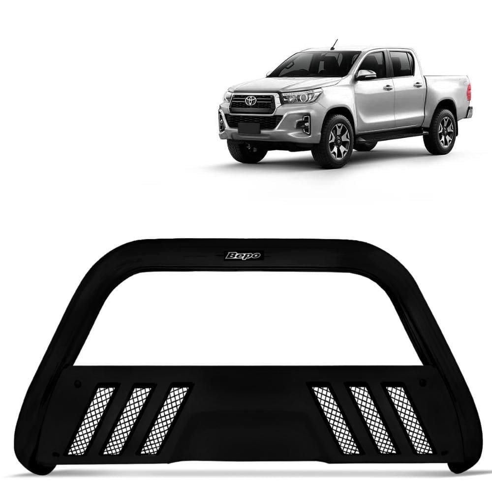 Parachoque de Impulsão Hilux 2016 a 2023 Preto Grade Bepo