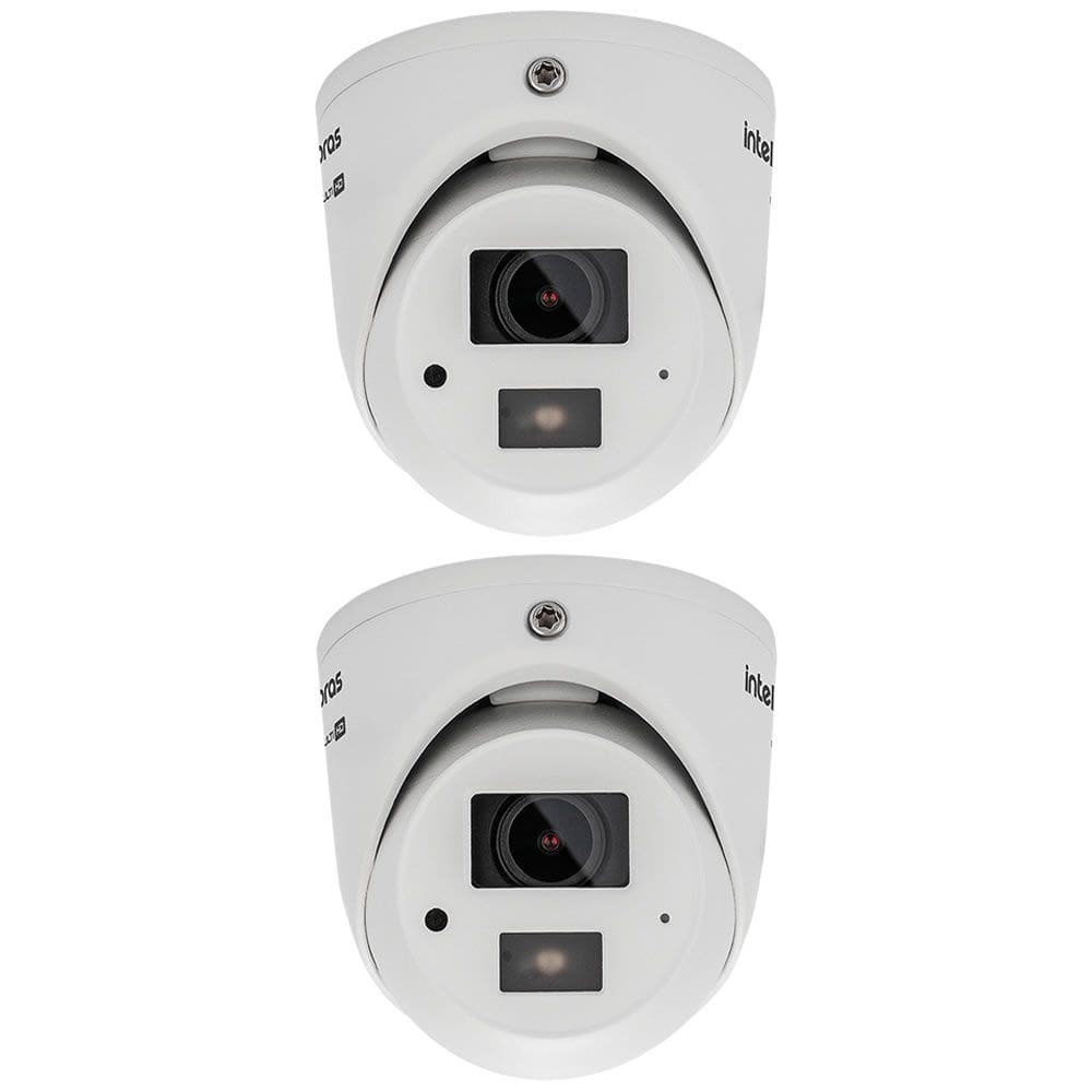 Kit 2 Câmeras Multi HD 2 Megapixels 20m VHD 3220 MINI D Intelbras