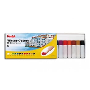 Tinta Aquarela Pentel 12 cores Water colors HTP-12