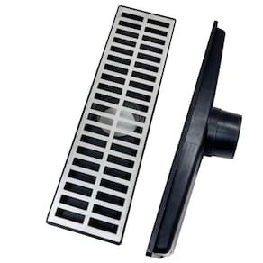 Ralo Pluvial Completo 15x50 Aluminio Saída 75mm