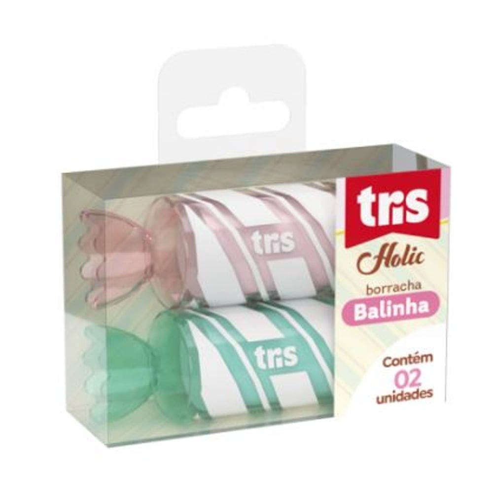 Borracha Balinha Holic 2 Unidades - Tris