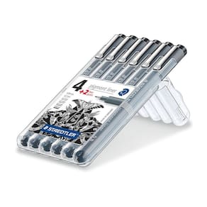 Caneta Nankin Staedtler Pigment Liner Estojo 6 un 308 SB6P