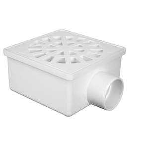 Ralo Sifonado Quadrado Branco 100X52X40 Krona UN 0931