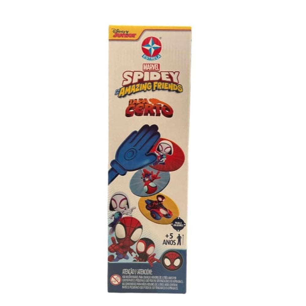Jogo Tapa Certo - Spiderman ESTRELA