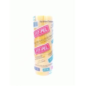 Fita Durex Fit-Pel - 19 mm x 50 m - PACK COM 13 UNIDADES