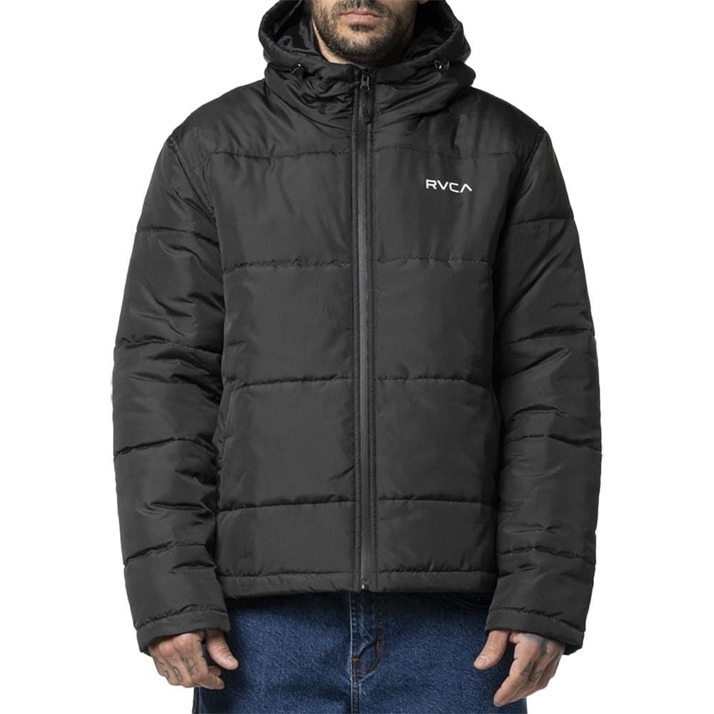 Jaqueta RVCA Balance Puffer Plus Size WT24 Masculina Preto