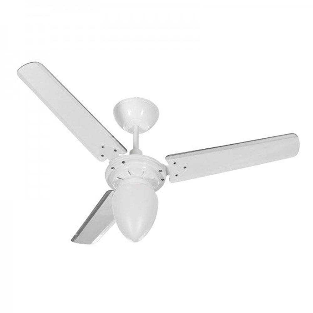 Ventilador de Teto Tron Tramontana 3 Pás Branco / Transparente 220V