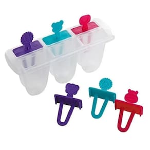 Forma Picolé Sorvete 6 Palitos Infantil Modelo Bichinho