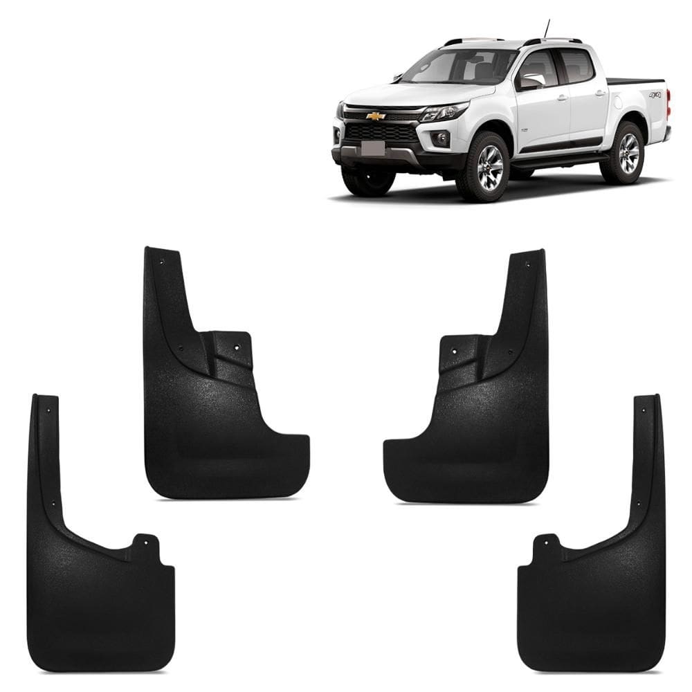 Kit Apara Barro Lameira S10 2012 2023 Protetor Injetado Flap