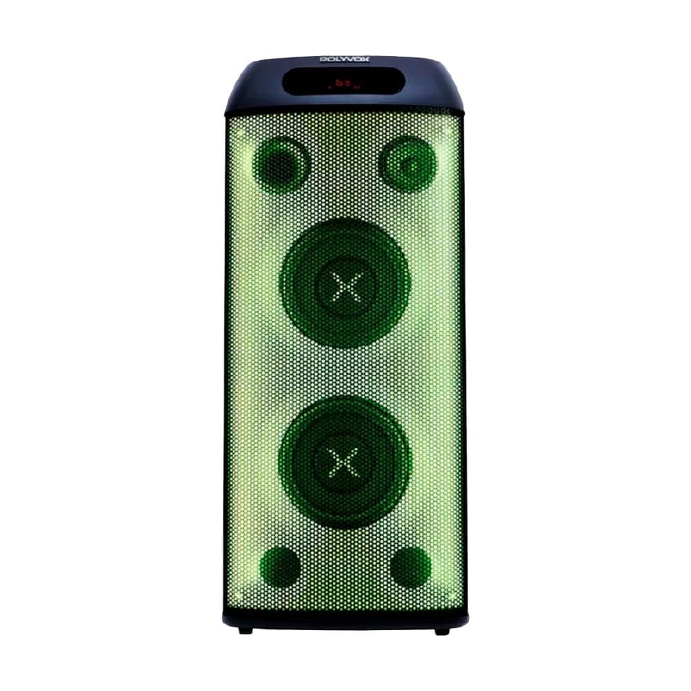 Caixa Som Amplificada Polyvox XT-660T Torre Bluetooth LED 800W TWS