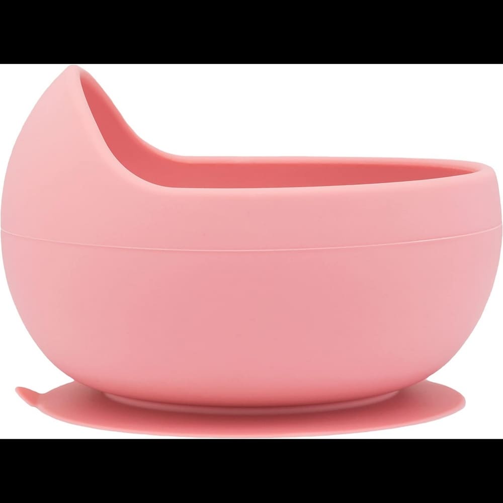 Bowl Em Silicone Com Ventosa Rosa - Buba