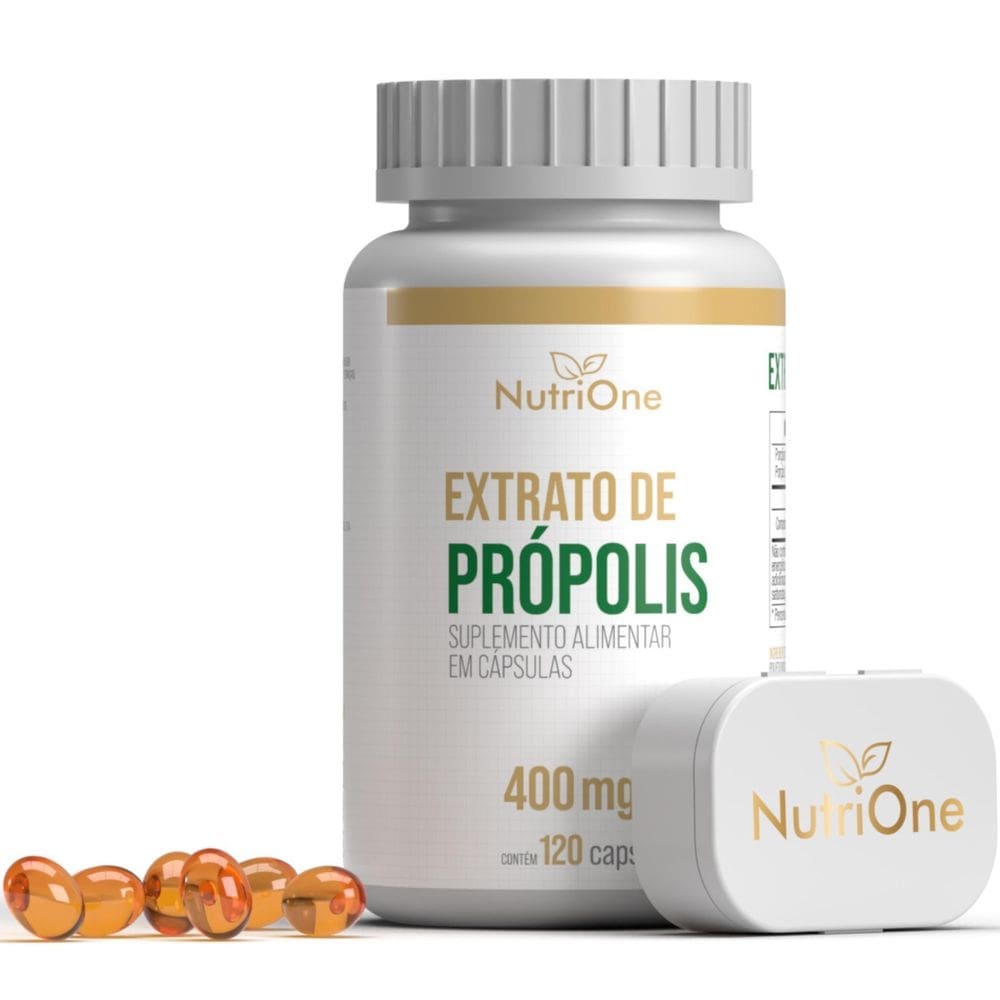 Extrato Própolis Verde 120 Cáps 400Mg Softgel - Nutrione