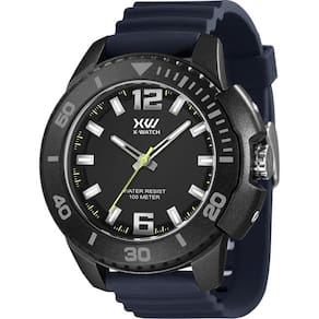 Relógio Masculino Preto Azul Prova D`Água X-Watch