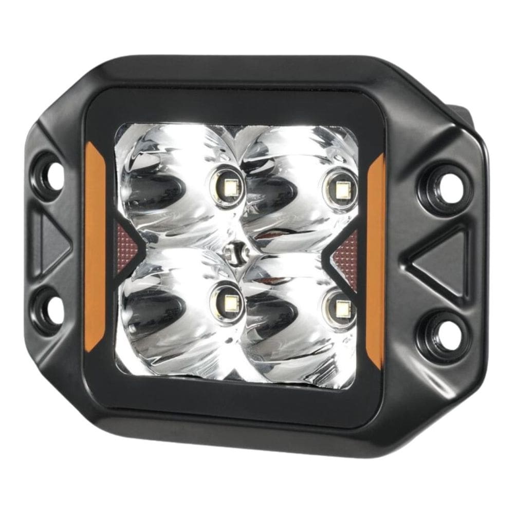 Farol de milha LED Quadrado 20W 2400 lumens 12v Alta Potência off-road DJ-5900 JEEP