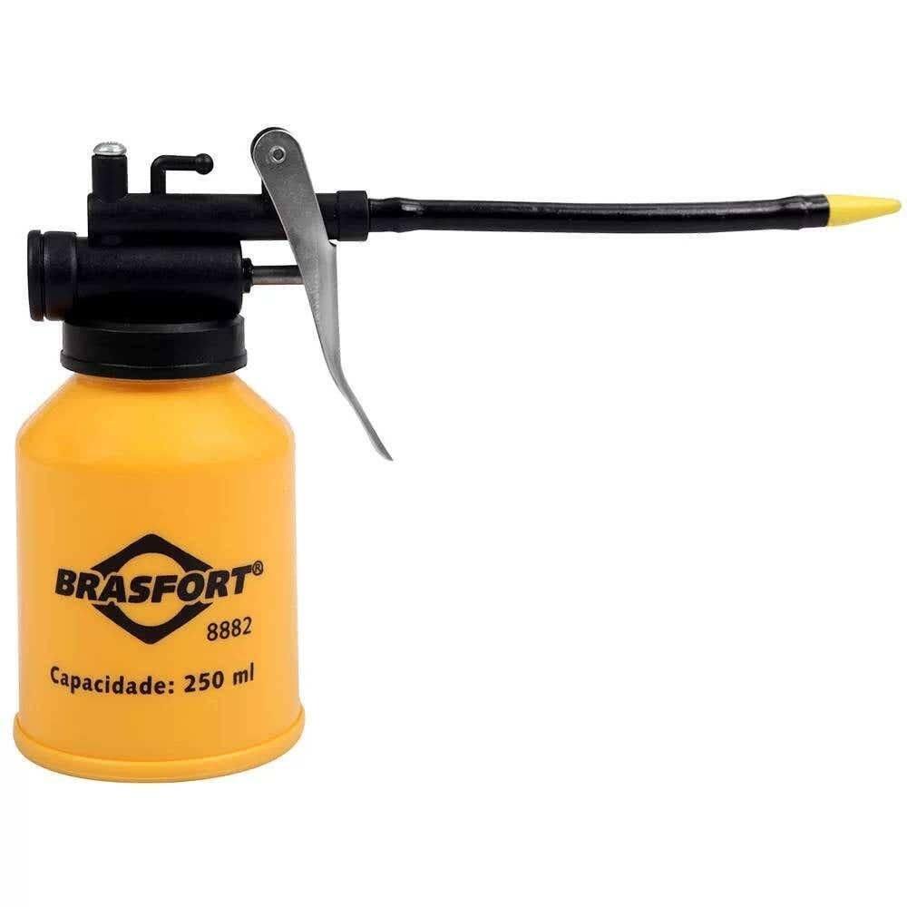 Almotolia Metálica Bico Flex 250ML 8882 BRASFORT