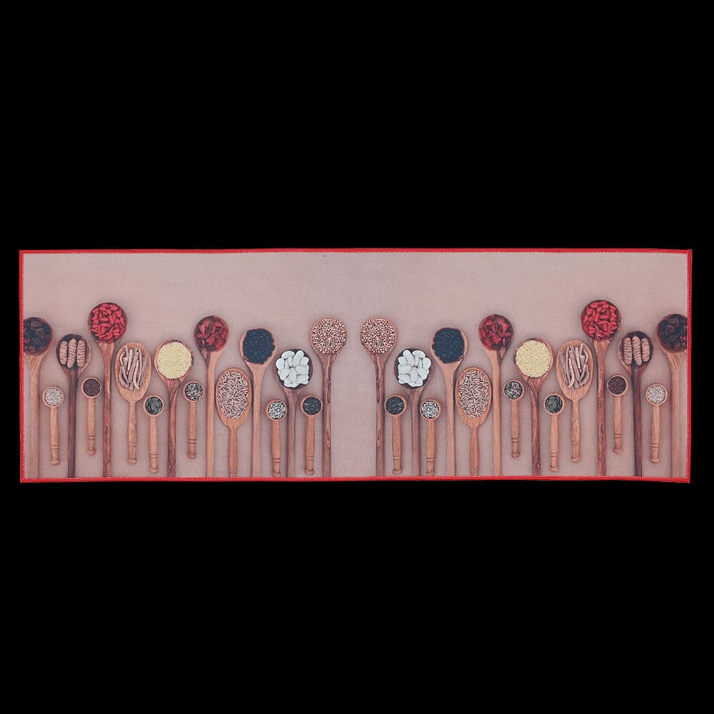 Tapete de Cozinha Passadeira Vizapi Especia 38x112cm Multicolorido