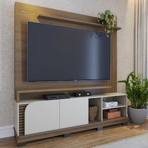 Estante Home para TV até 75 Polegadas 2 Portas Jurerê 1.8 Colibri