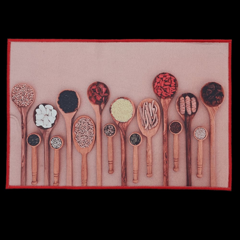 Tapete de Cozinha Vizapi Especia 38x58cm Multicolorido