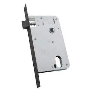 maquina fechadura entrada 55mm canto reto preto fosco alianca