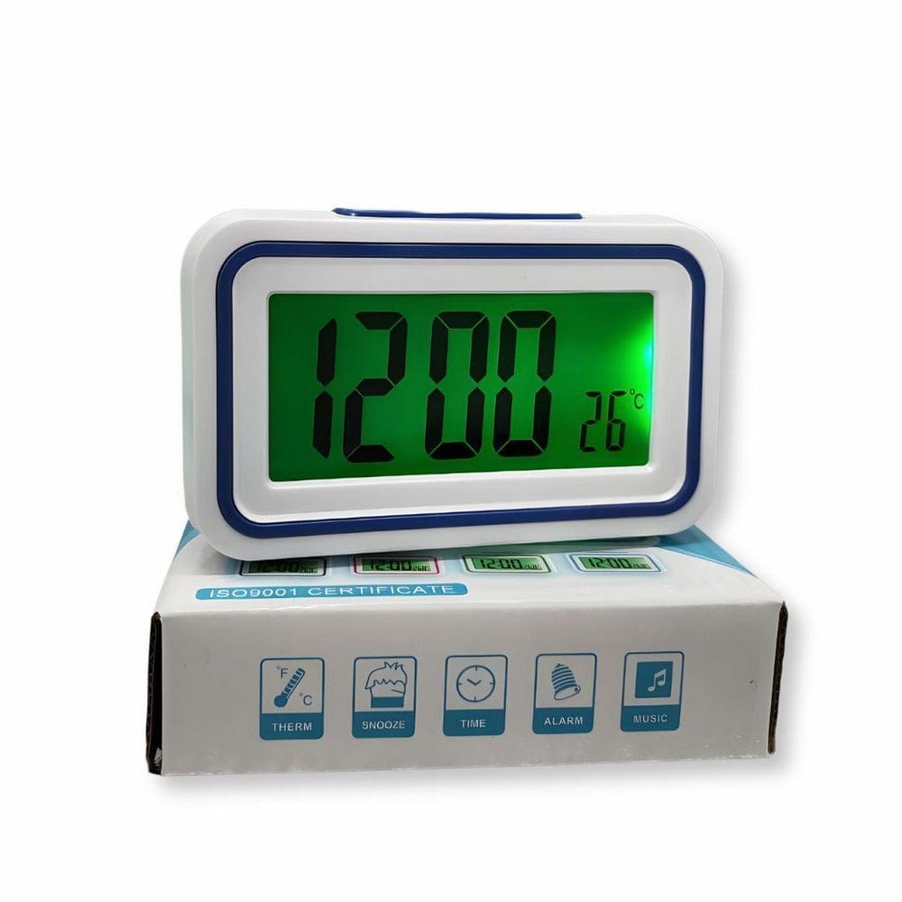 Relógio Digital De Mesa Despertador Que Fala A Hora