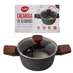 Panela Caçarola De Aluminio Com Indução 2.5L Antiaderente