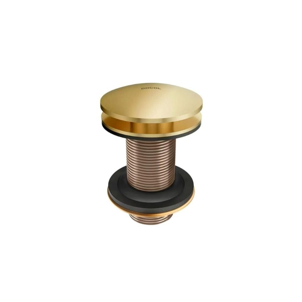 Válvula Lavatório Docol Click Clack 922443 Ouro Polido