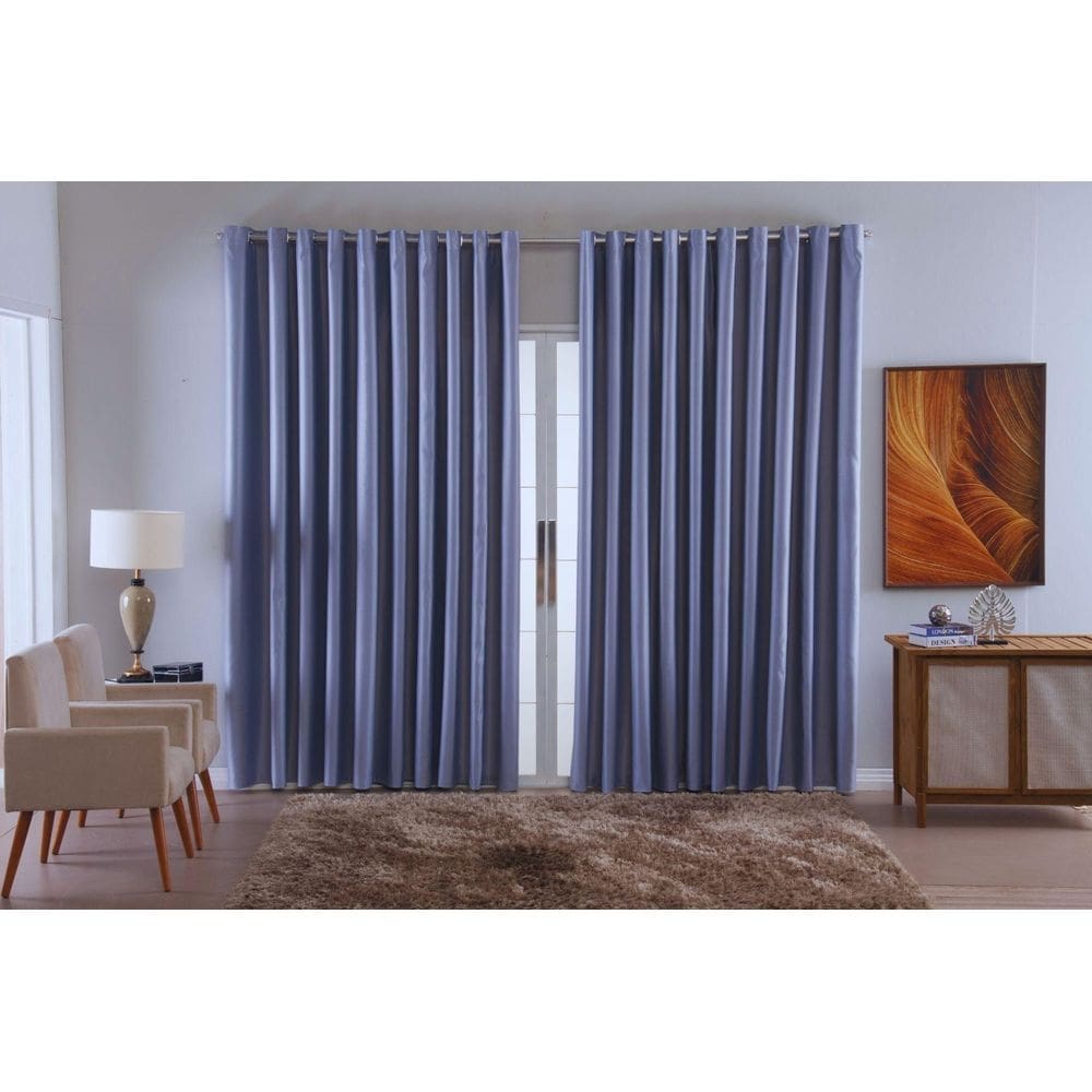 Cortina Blackout Em Tecido Ellegance Sala Quarto 2,70X1,80