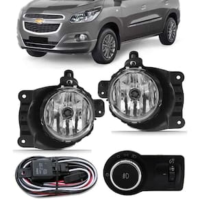 Kit Farol de Milha Neblina Chevrolet Spin 2012 2013 2014 2015 2016 2017 2018 2019