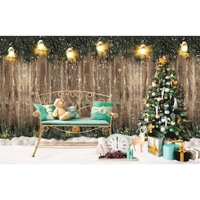 Fundo Fotográfico Em Tecido Natal 2,20X1,50