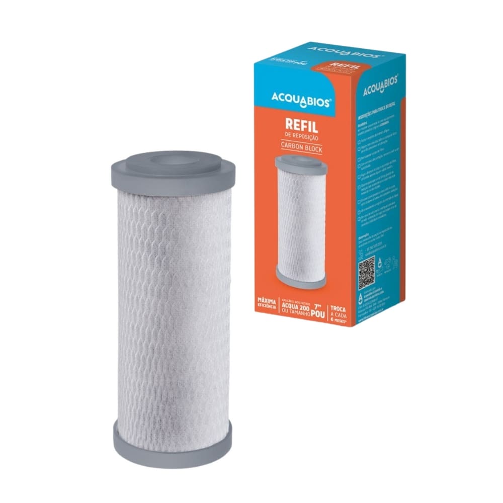 Refil Acquabios Carbon Block 7 1003-0002