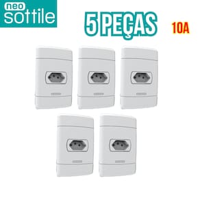 Kit Neo Sotille 5 Tomadas 10A