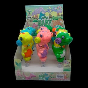 Baby Dino 2 c/ ventilador e Balinhas Tutti Frutti- 12 Unidd