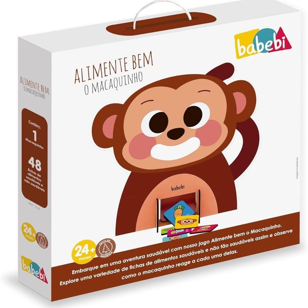 Jogo Educativo Alimente Bem O Macaquinho Babebi
