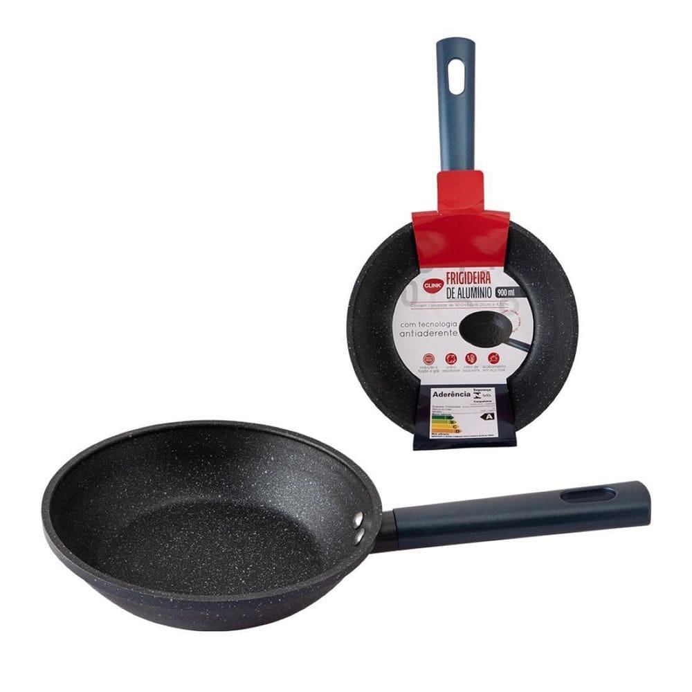 Frigideira De Aluminio Com Indução 900Ml Antiaderente