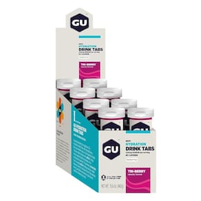 Gu Energy Tabs Hidroeletrolítico Frutas Vermelhas Caixa 8 Un