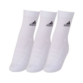 Meia Adidas Cush 3 Pares 41-43 Branca