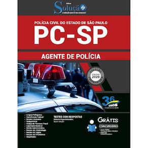 Apostila Concurso Pc Sp - Agente De Polícia - Polícia Civil