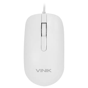 Mouse Optico Dynamic Slim Branco 1600 Dpi Cabo Usb 1.8 Metro