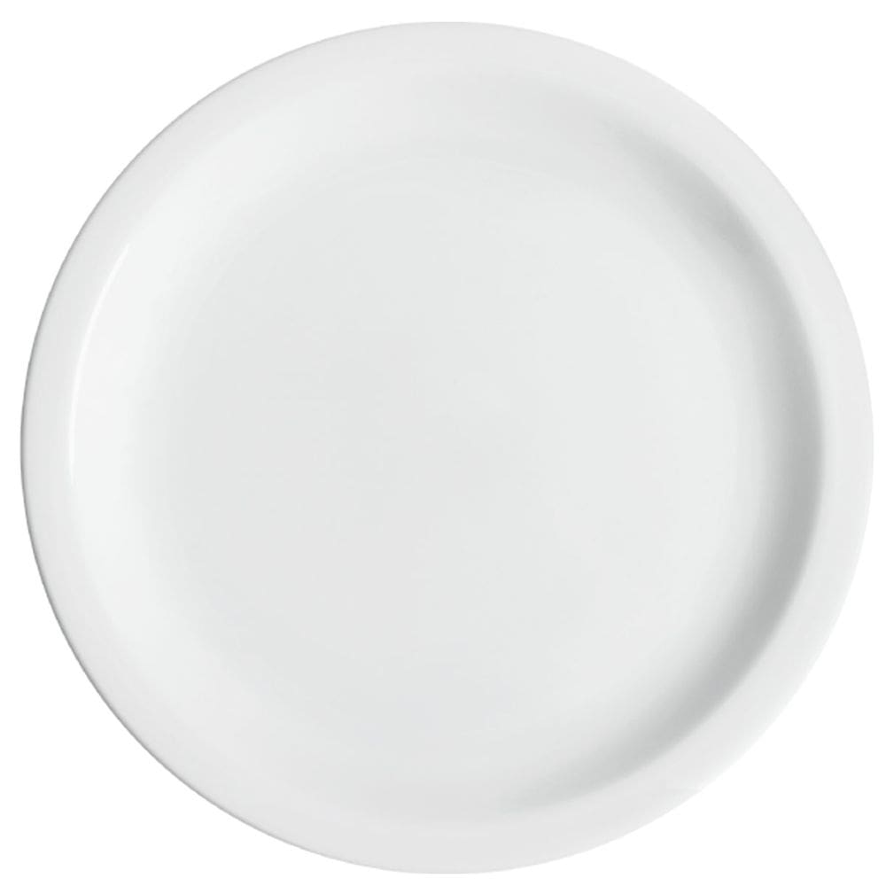 Prato Raso Germer Classe Única Iguaçu de Porcelana para Mesa 25cm Branco