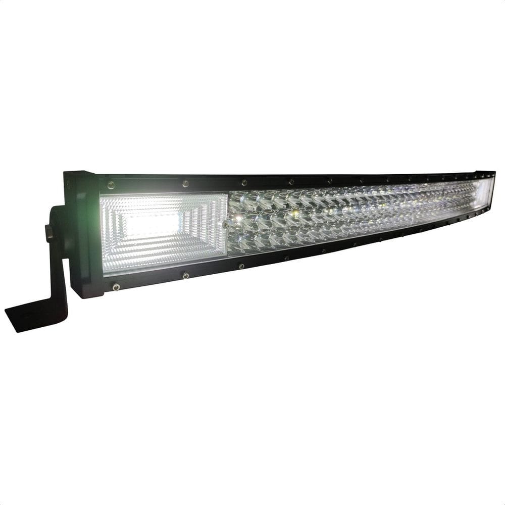 Barra De Led Curvada Farol Automotivo Troller Rally 4x4 Potente 324W 54cm LE-6745